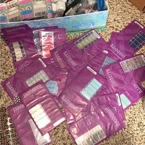 Large Bundle Of Jamberry Nail Wraps And Accessories